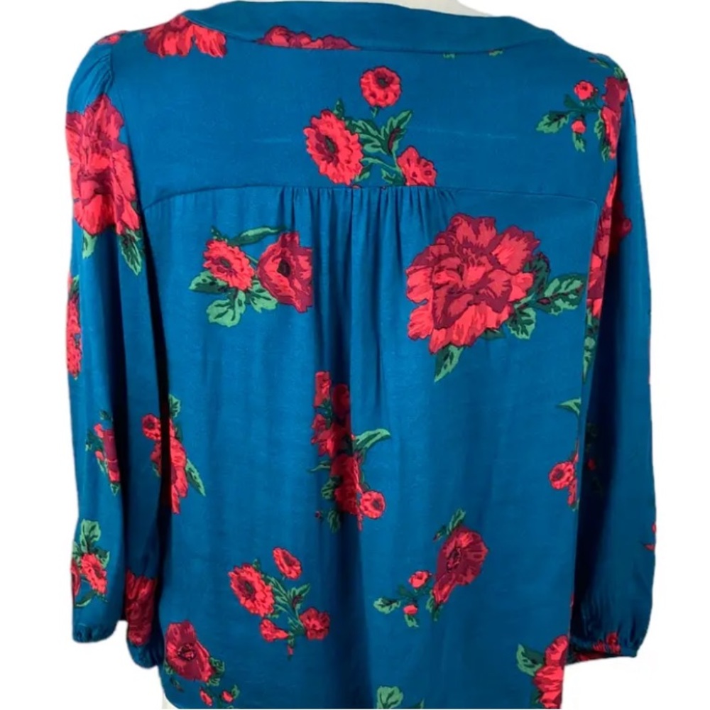 Maeve Anthropologie Kalas Henley Blouse XS - Picture 6 of 11